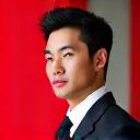 引き締まった顔立ちのビジネスエグゼクティブの男性